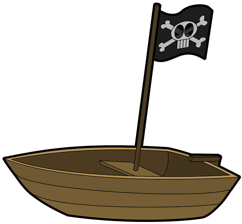 pirate row boat